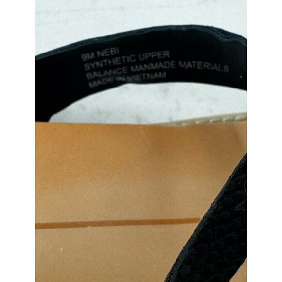 Dolce Vita Black and Tan Nebi Sandal Size 9 - Picture 4 of 5